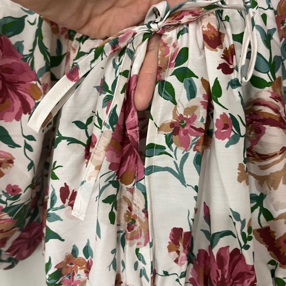 Anthropologie The Somerset Maxi Dress: Puff-Sleeve Edition Tiered Pockets Cotton - Picture 9 of 15